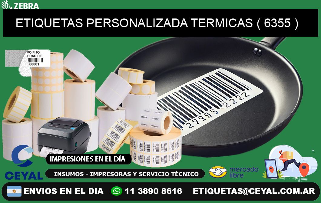 ETIQUETAS PERSONALIZADA TERMICAS ( 6355 )