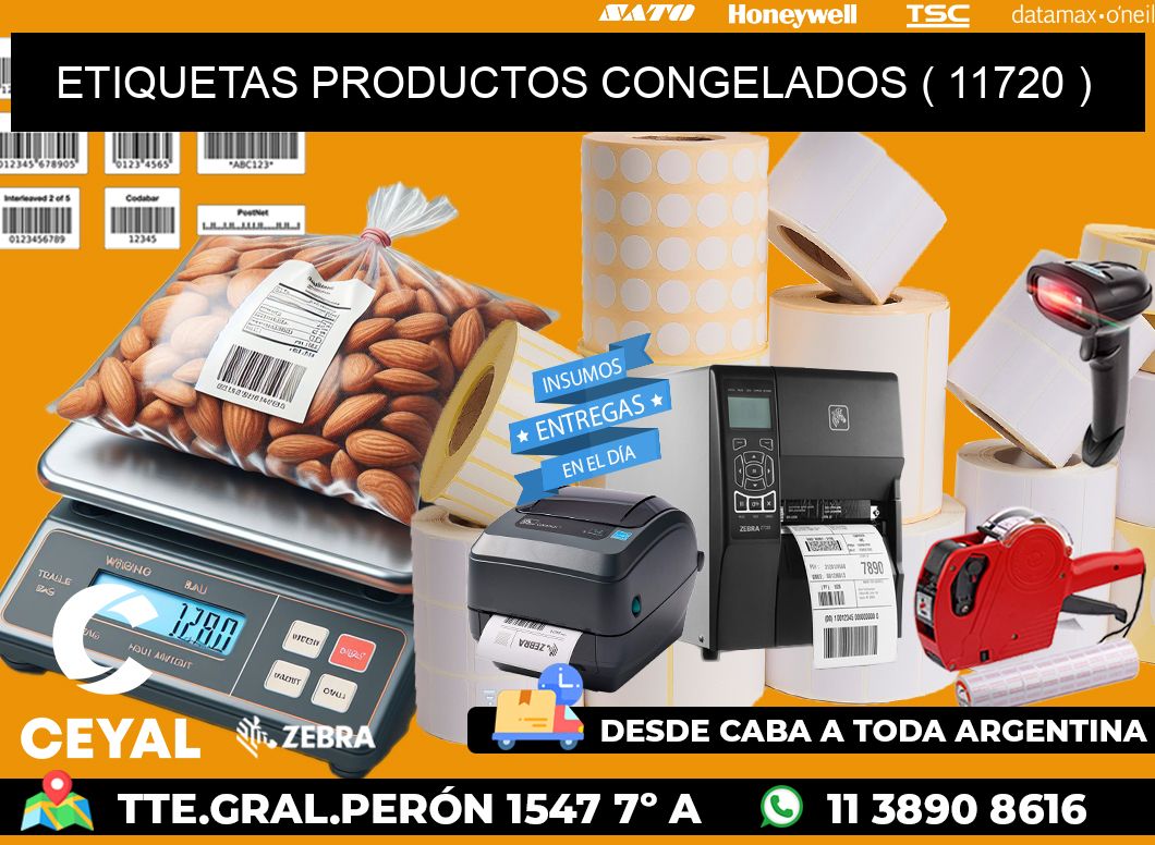 ETIQUETAS PRODUCTOS CONGELADOS ( 11720 )