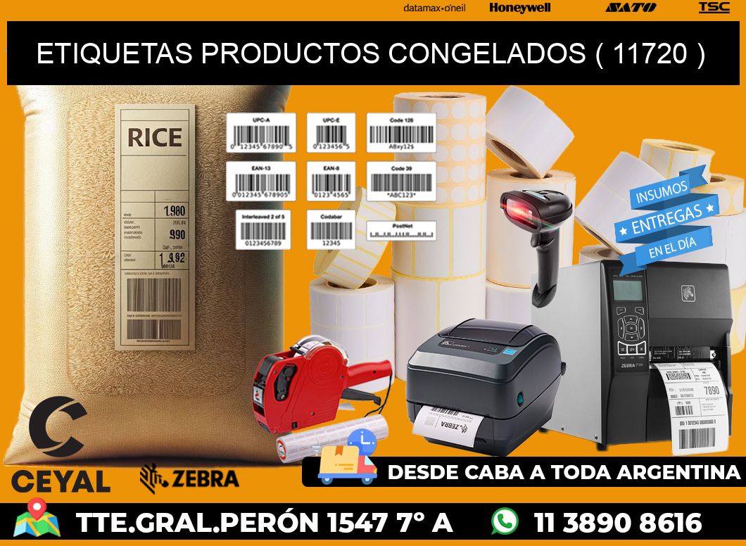 ETIQUETAS PRODUCTOS CONGELADOS ( 11720 )