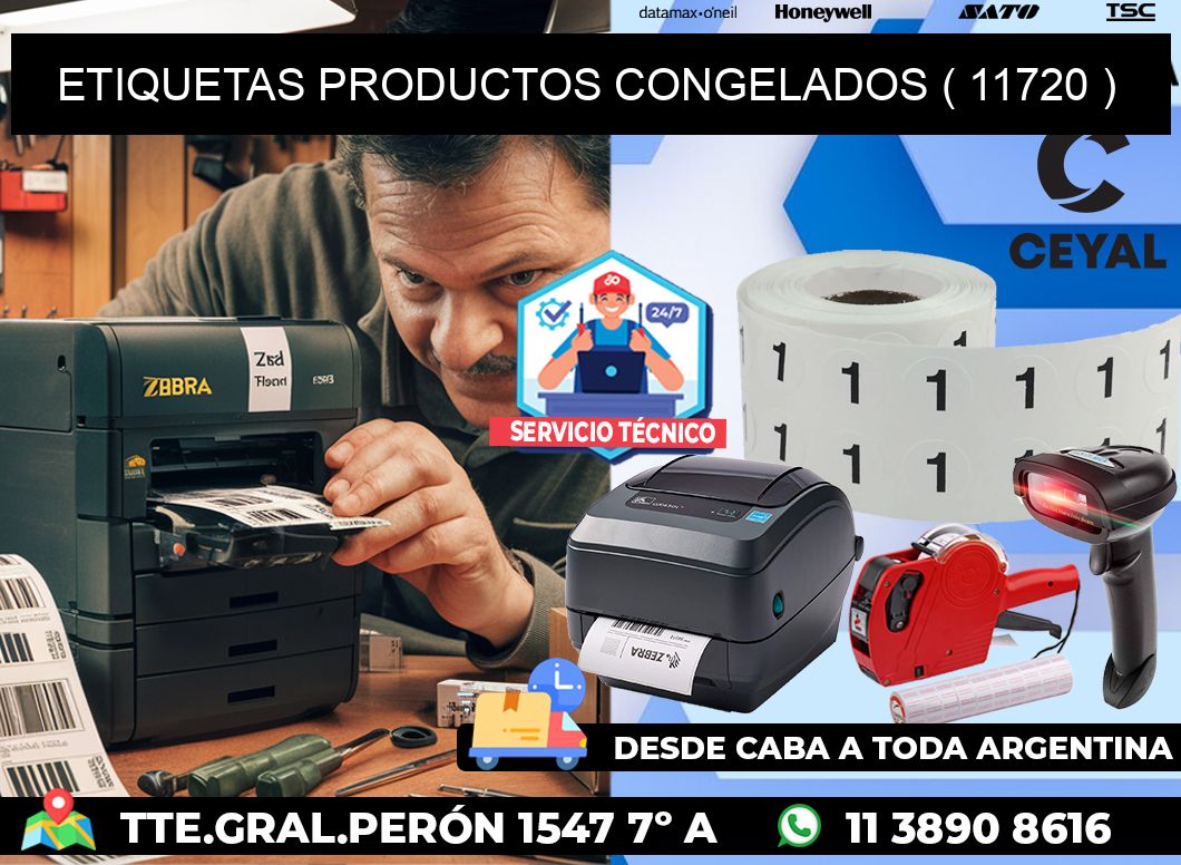 ETIQUETAS PRODUCTOS CONGELADOS ( 11720 )