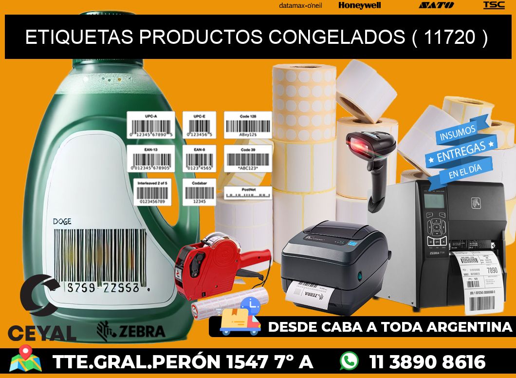 ETIQUETAS PRODUCTOS CONGELADOS ( 11720 )