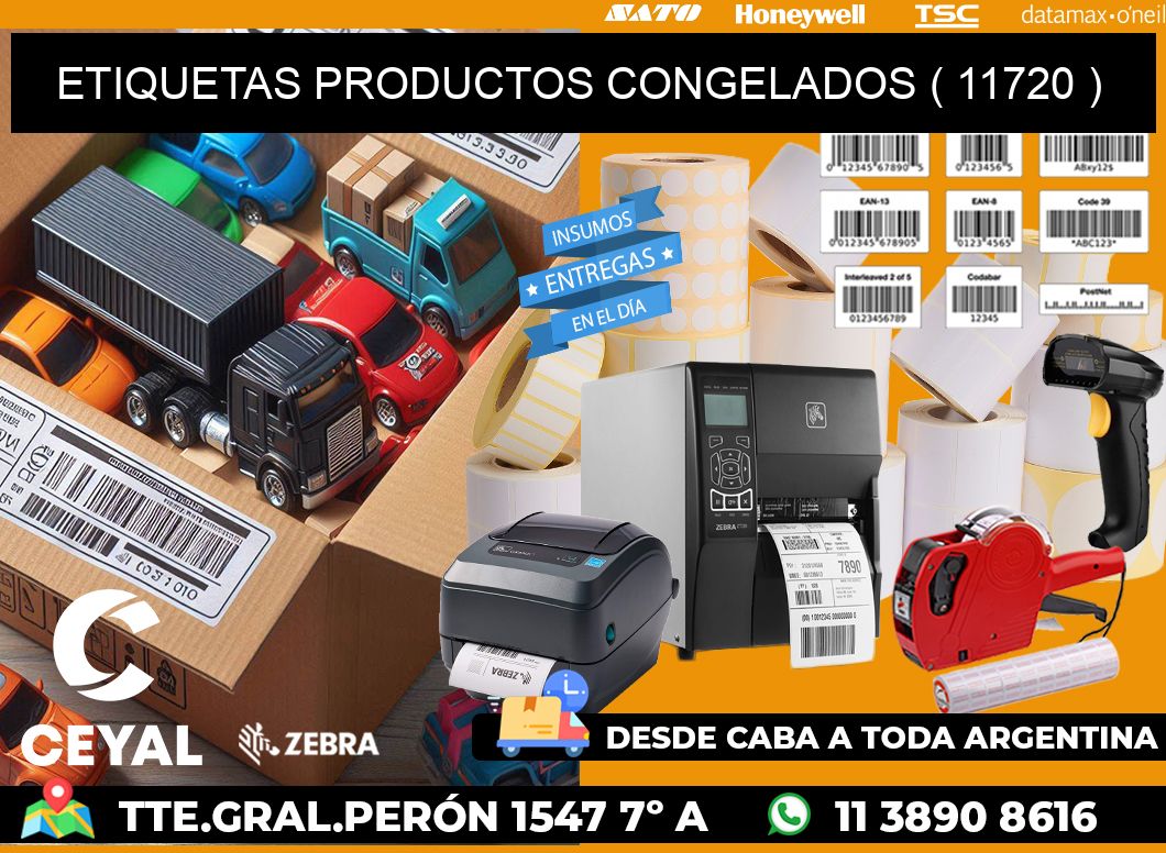 ETIQUETAS PRODUCTOS CONGELADOS ( 11720 )