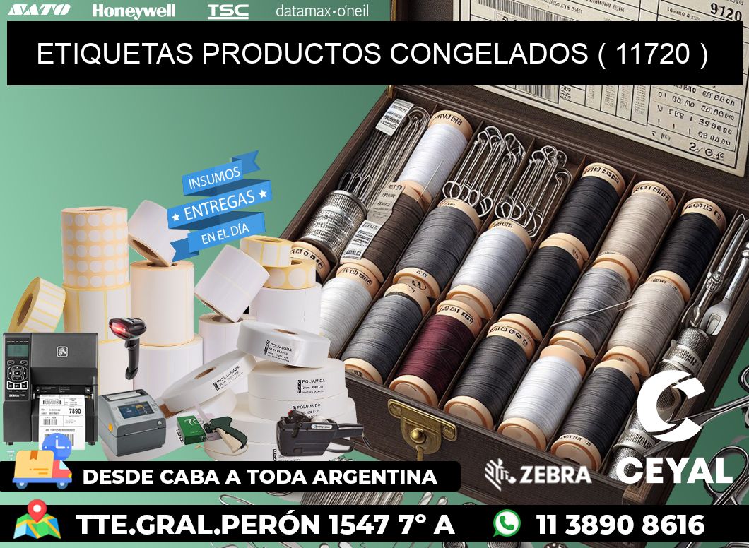 ETIQUETAS PRODUCTOS CONGELADOS ( 11720 )