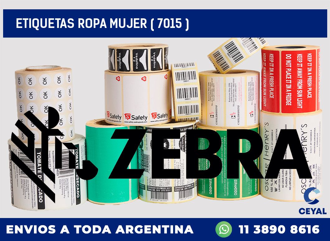 ETIQUETAS ROPA MUJER ( 7015 )