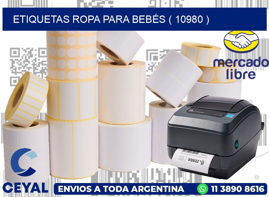 ETIQUETAS ROPA PARA BEBÉS ( 10980 )