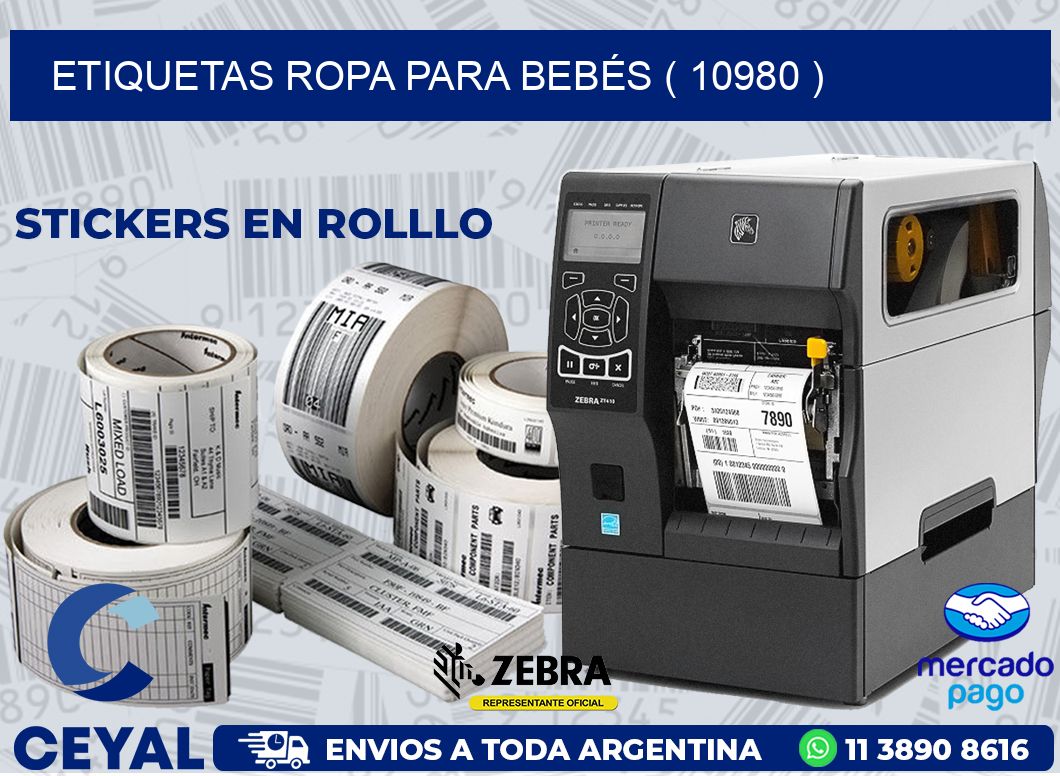 ETIQUETAS ROPA PARA BEBÉS ( 10980 )