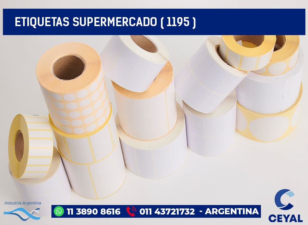 ETIQUETAS SUPERMERCADO ( 1195 )