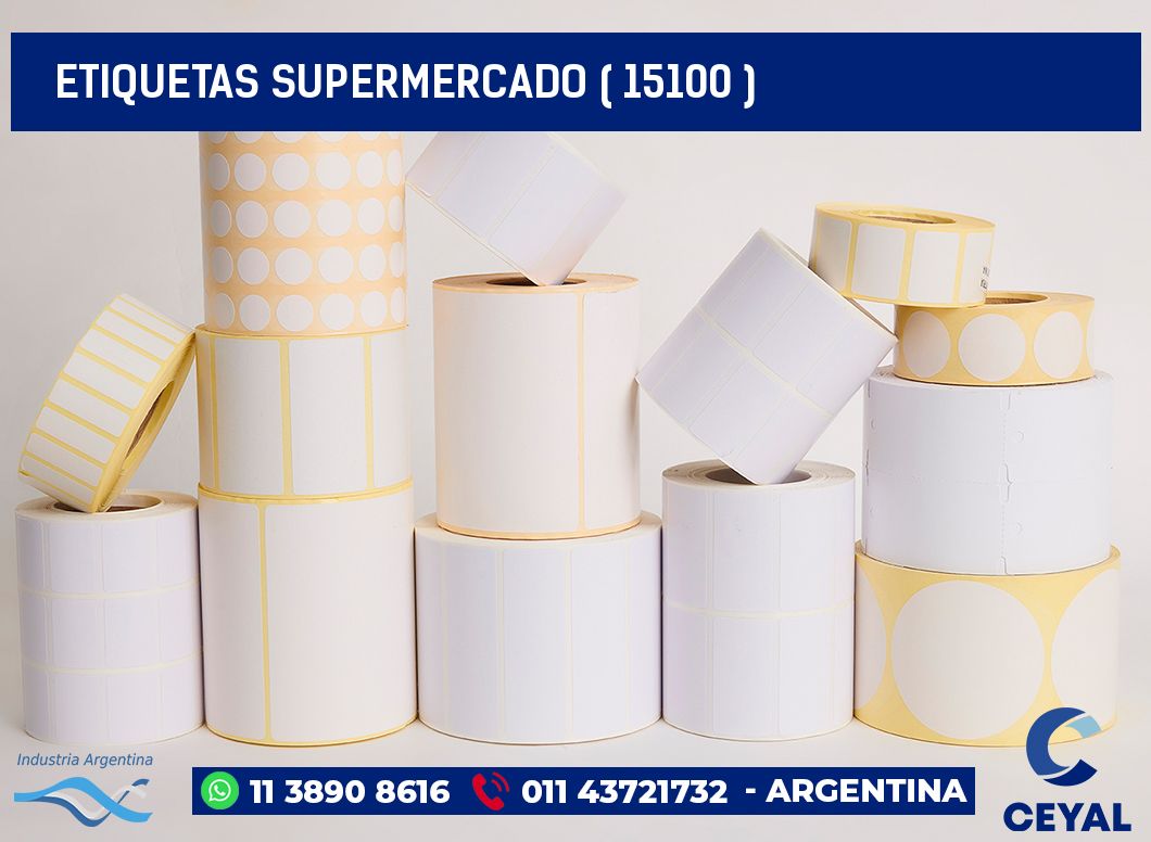 ETIQUETAS SUPERMERCADO ( 15100 )