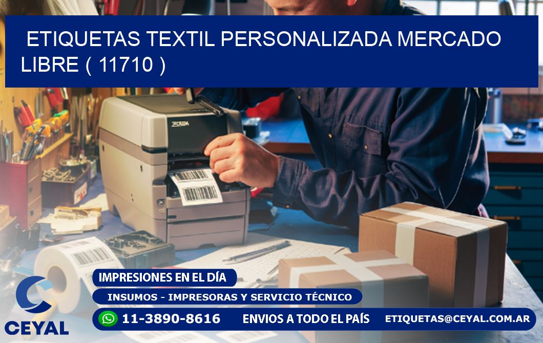 ETIQUETAS TEXTIL PERSONALIZADA MERCADO LIBRE ( 11710 )