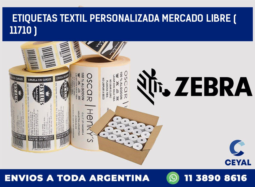 ETIQUETAS TEXTIL PERSONALIZADA MERCADO LIBRE ( 11710 )