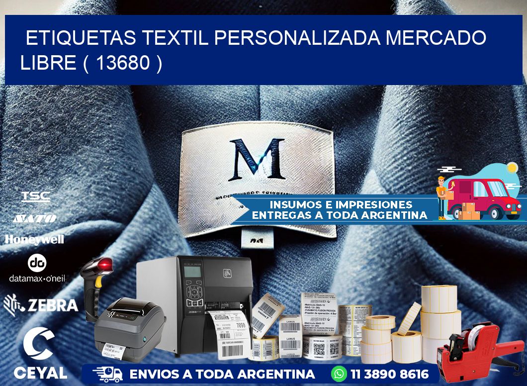 ETIQUETAS TEXTIL PERSONALIZADA MERCADO LIBRE ( 13680 )