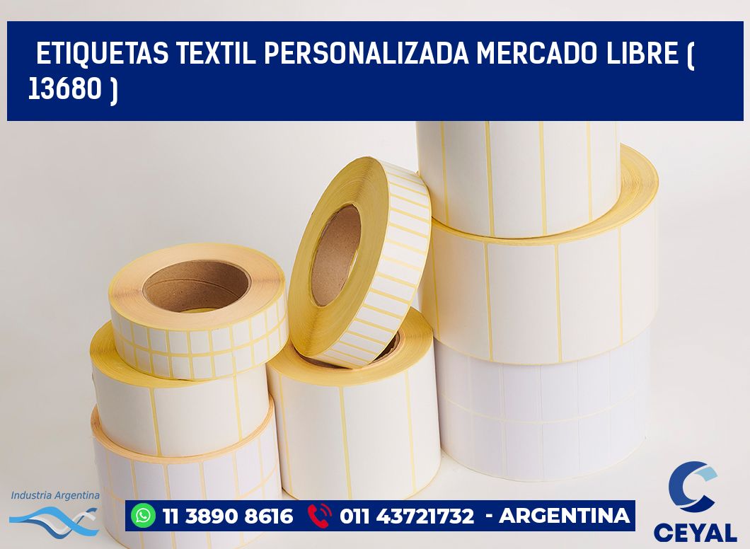 ETIQUETAS TEXTIL PERSONALIZADA MERCADO LIBRE ( 13680 )