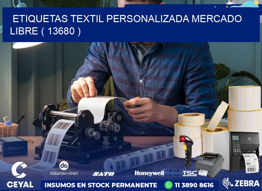 ETIQUETAS TEXTIL PERSONALIZADA MERCADO LIBRE ( 13680 )