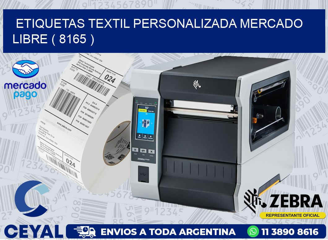 ETIQUETAS TEXTIL PERSONALIZADA MERCADO LIBRE ( 8165 )