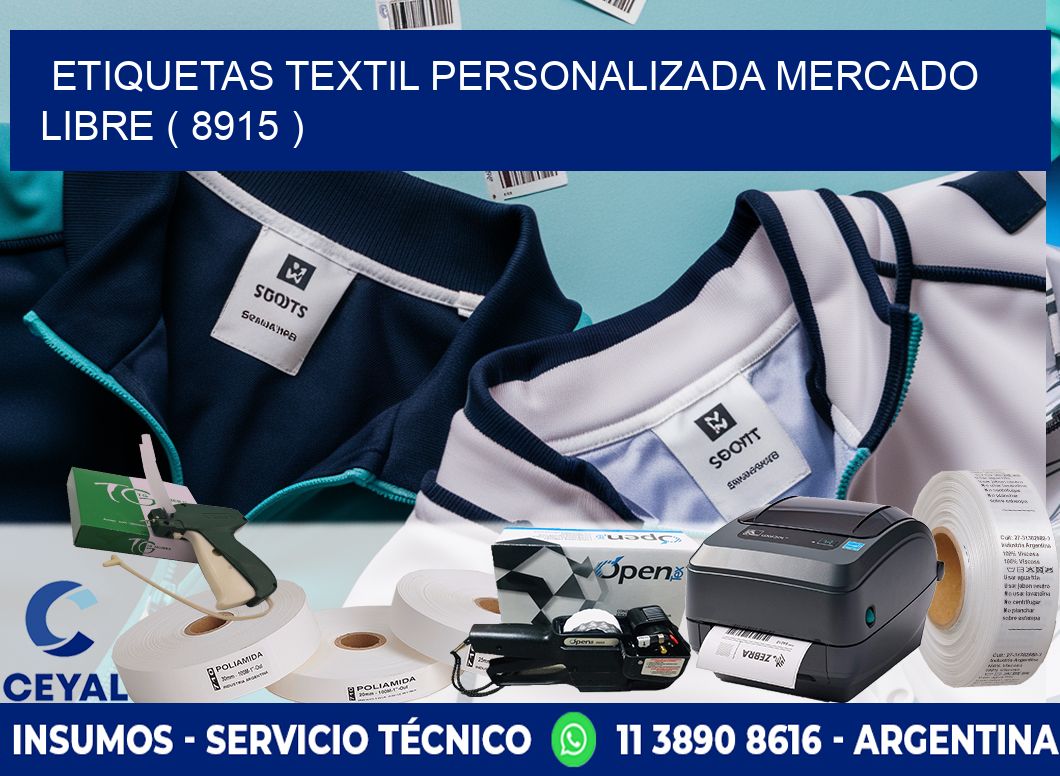 ETIQUETAS TEXTIL PERSONALIZADA MERCADO LIBRE ( 8915 )