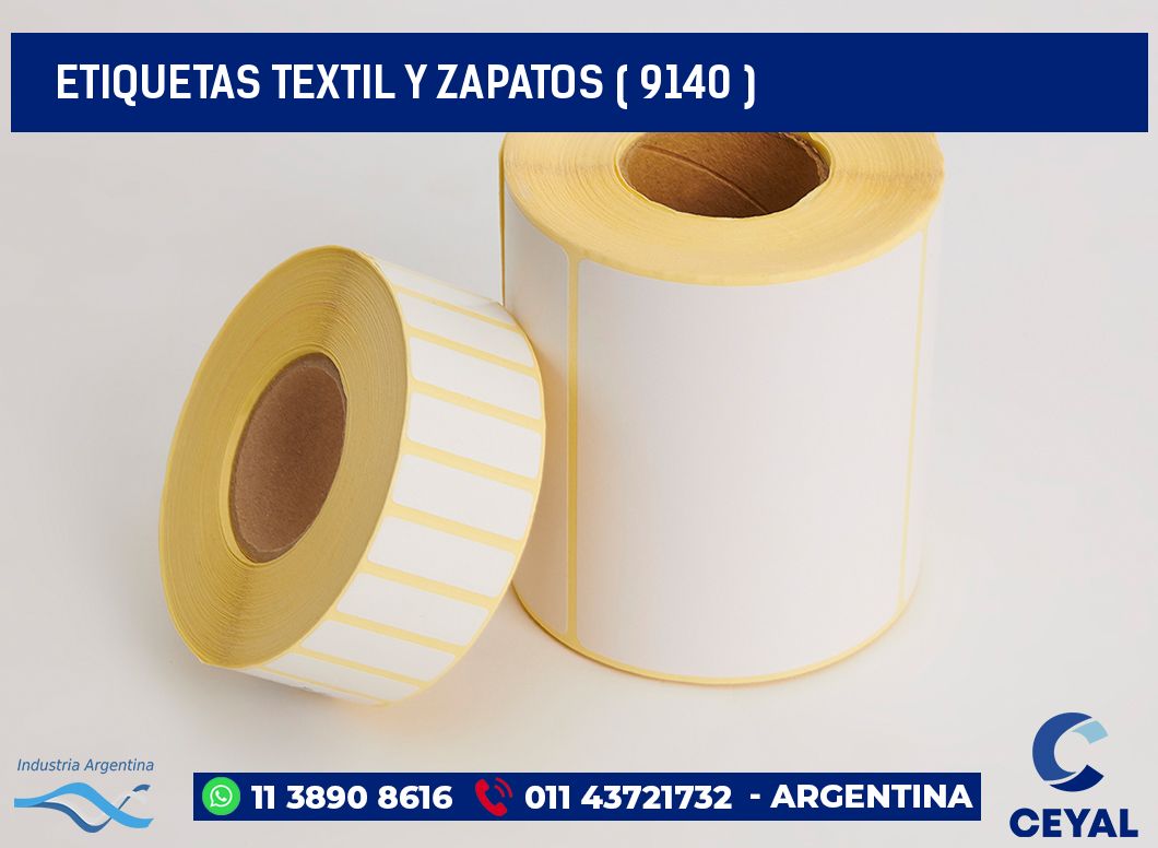 ETIQUETAS TEXTIL Y ZAPATOS ( 9140 )