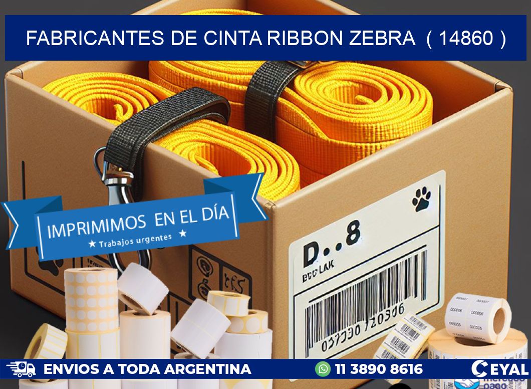 FABRICANTES DE CINTA RIBBON ZEBRA  ( 14860 )