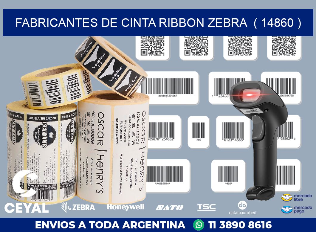 FABRICANTES DE CINTA RIBBON ZEBRA  ( 14860 )