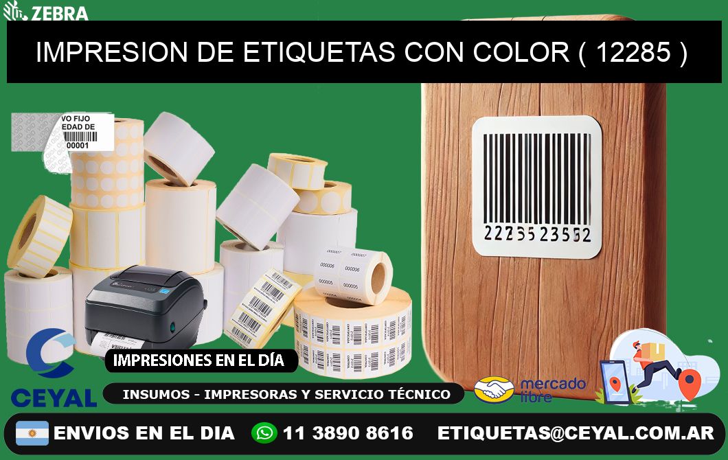 IMPRESION DE ETIQUETAS CON COLOR ( 12285 )
