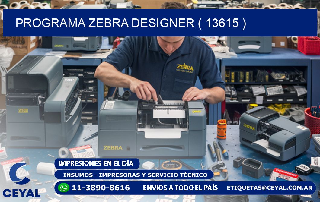 PROGRAMA ZEBRA DESIGNER ( 13615 )