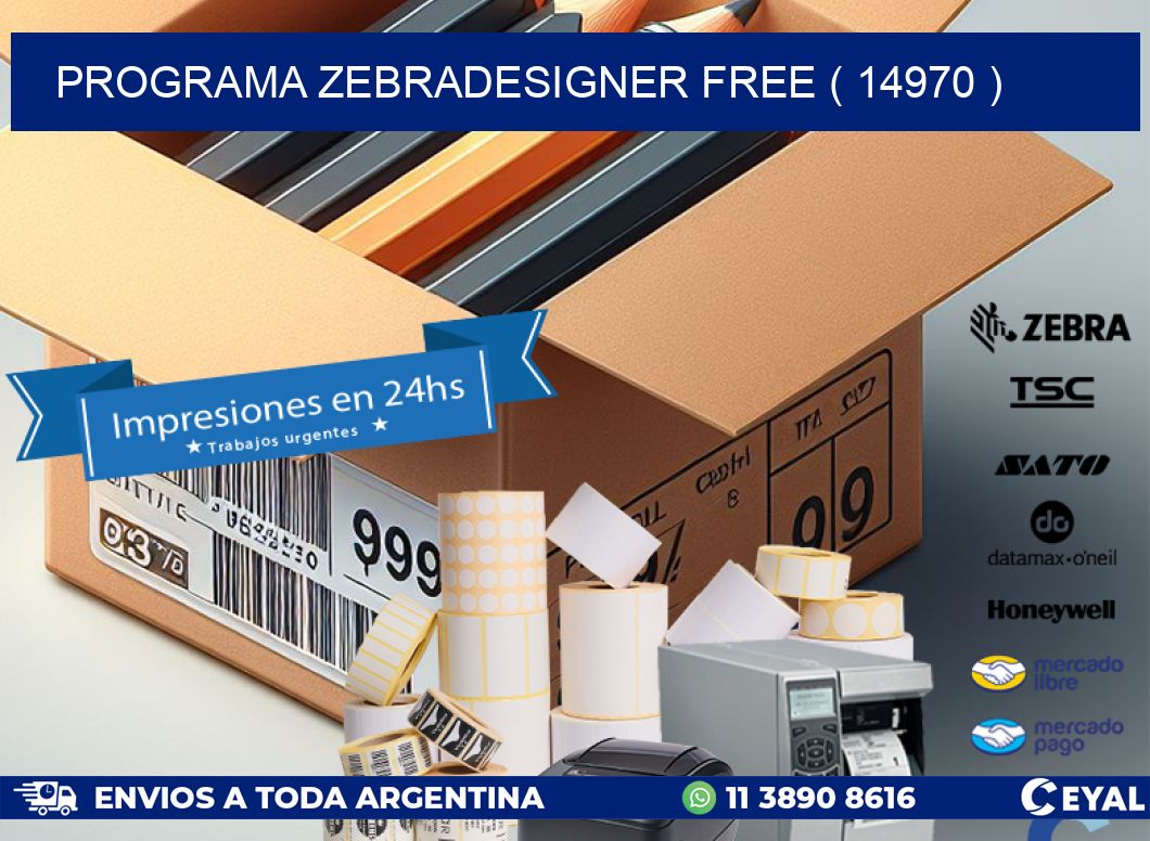 PROGRAMA ZEBRADESIGNER FREE ( 14970 )