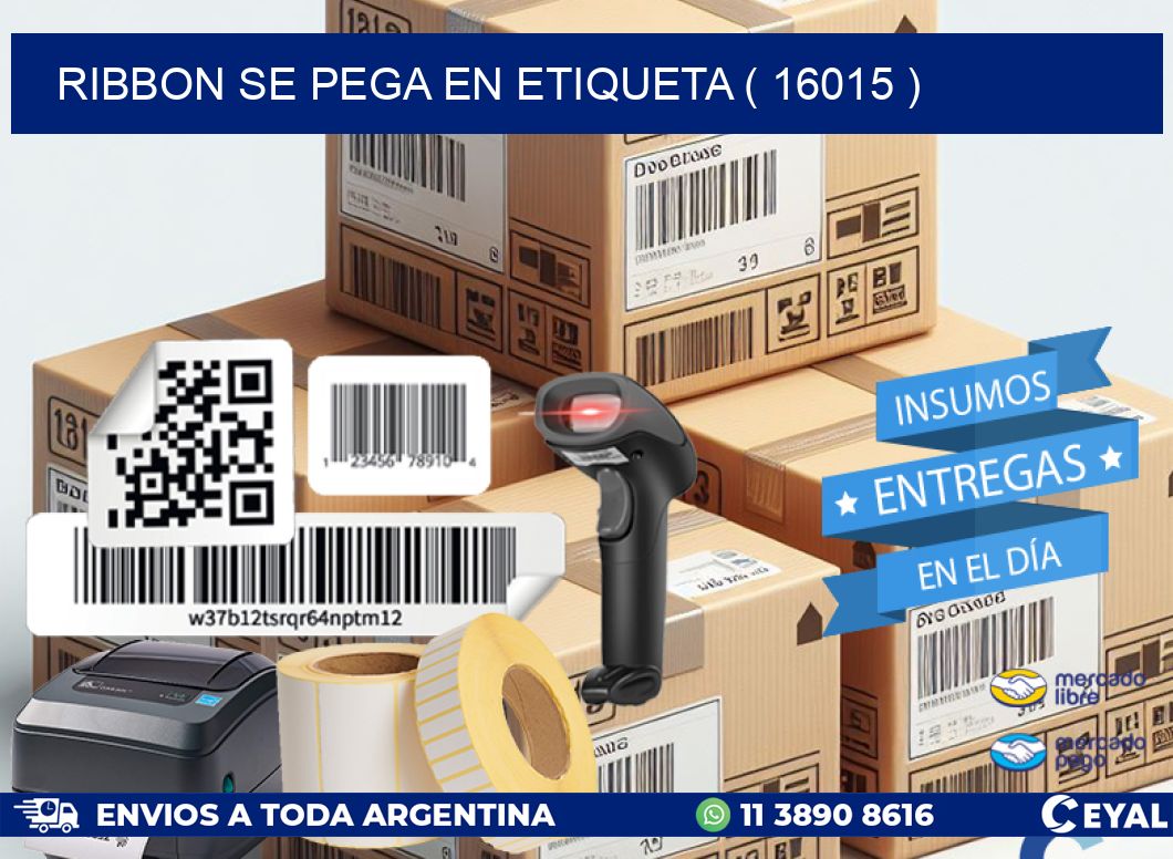 RIBBON SE PEGA EN ETIQUETA ( 16015 )