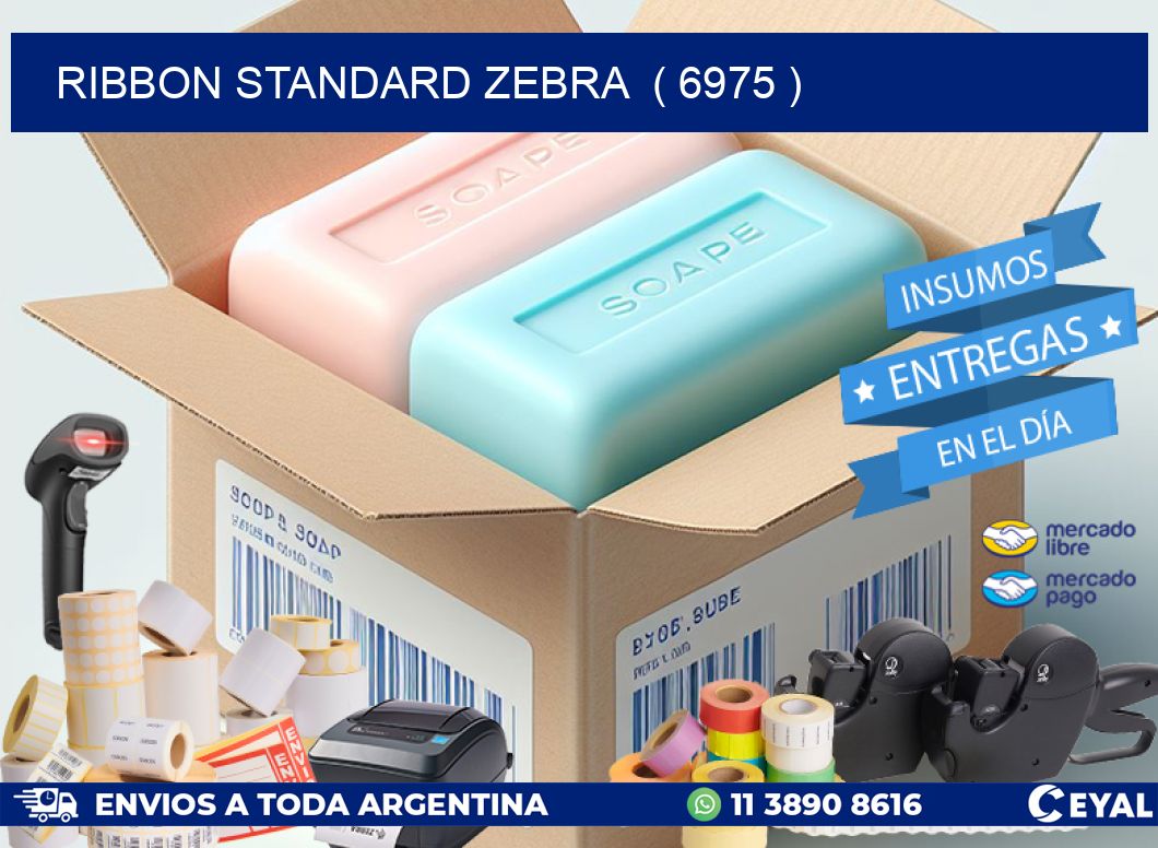 RIBBON STANDARD ZEBRA  ( 6975 )