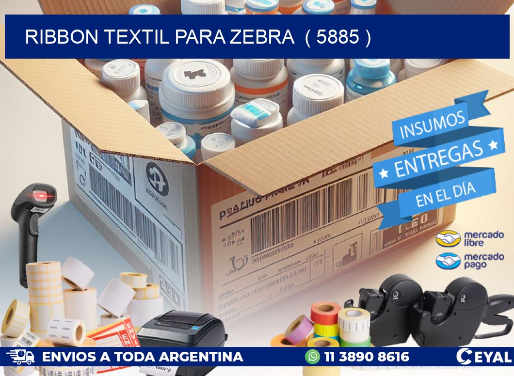 RIBBON TEXTIL PARA ZEBRA  ( 5885 )