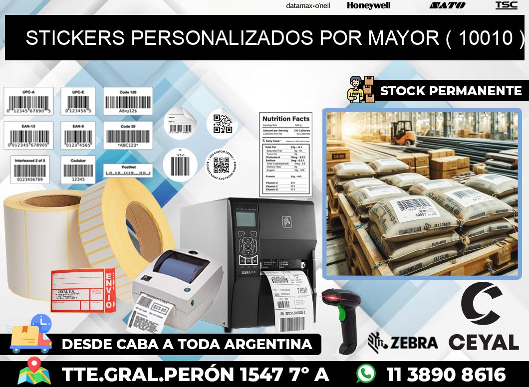 STICKERS PERSONALIZADOS POR MAYOR ( 10010 )