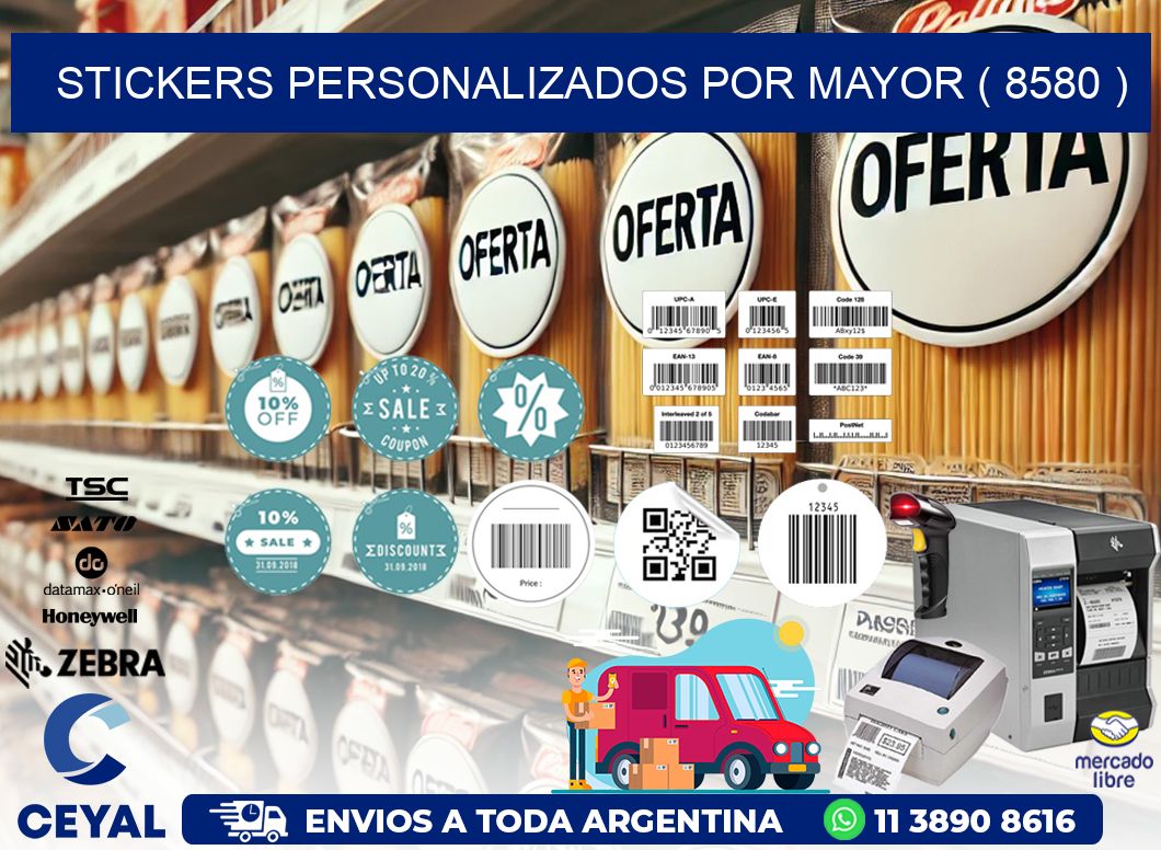 STICKERS PERSONALIZADOS POR MAYOR ( 8580 )