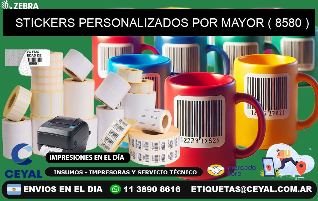 STICKERS PERSONALIZADOS POR MAYOR ( 8580 )