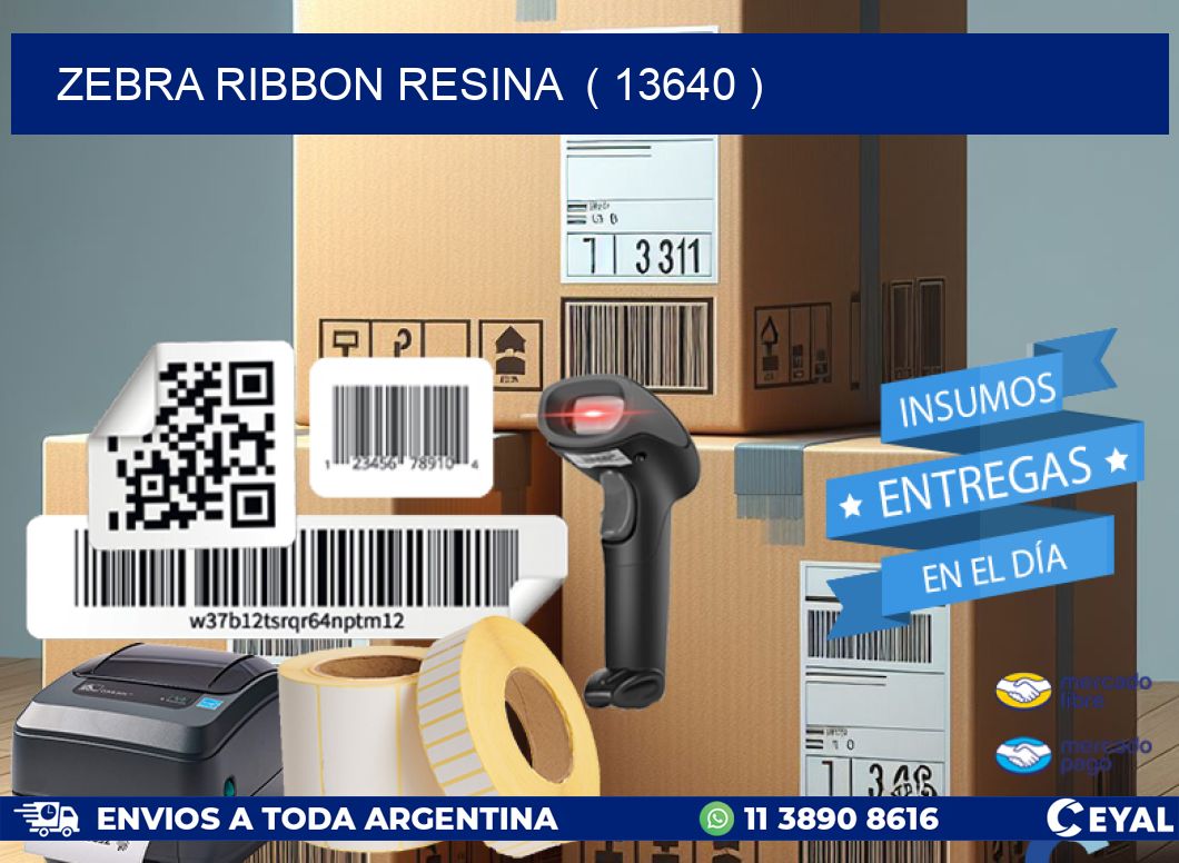 ZEBRA RIBBON RESINA  ( 13640 )