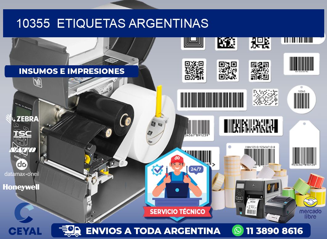 10355  ETIQUETAS ARGENTINAS