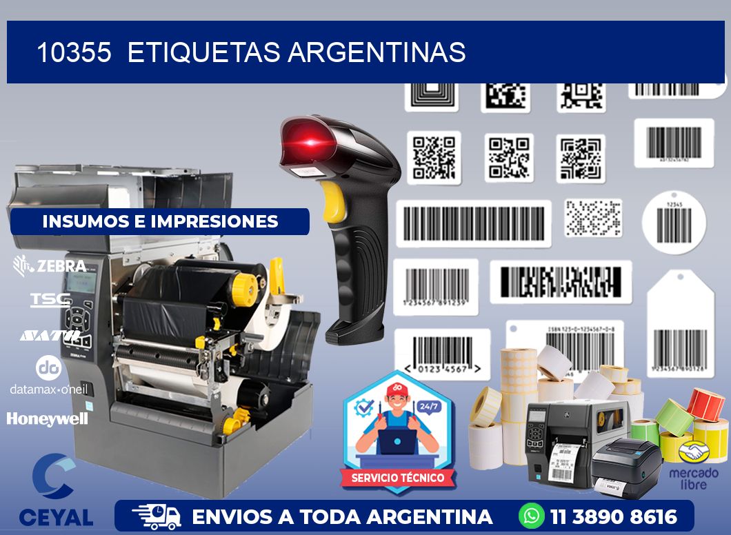 10355  ETIQUETAS ARGENTINAS