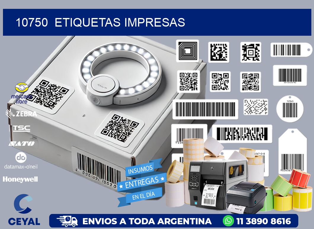 10750  ETIQUETAS IMPRESAS