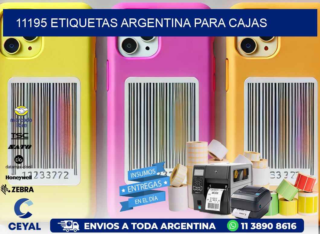 11195 ETIQUETAS ARGENTINA PARA CAJAS