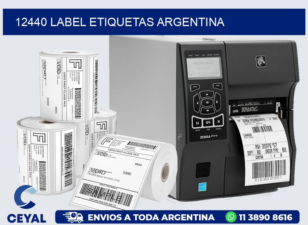 12440 LABEL ETIQUETAS ARGENTINA