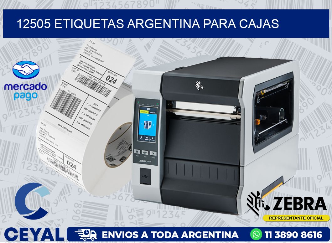 12505 ETIQUETAS ARGENTINA PARA CAJAS