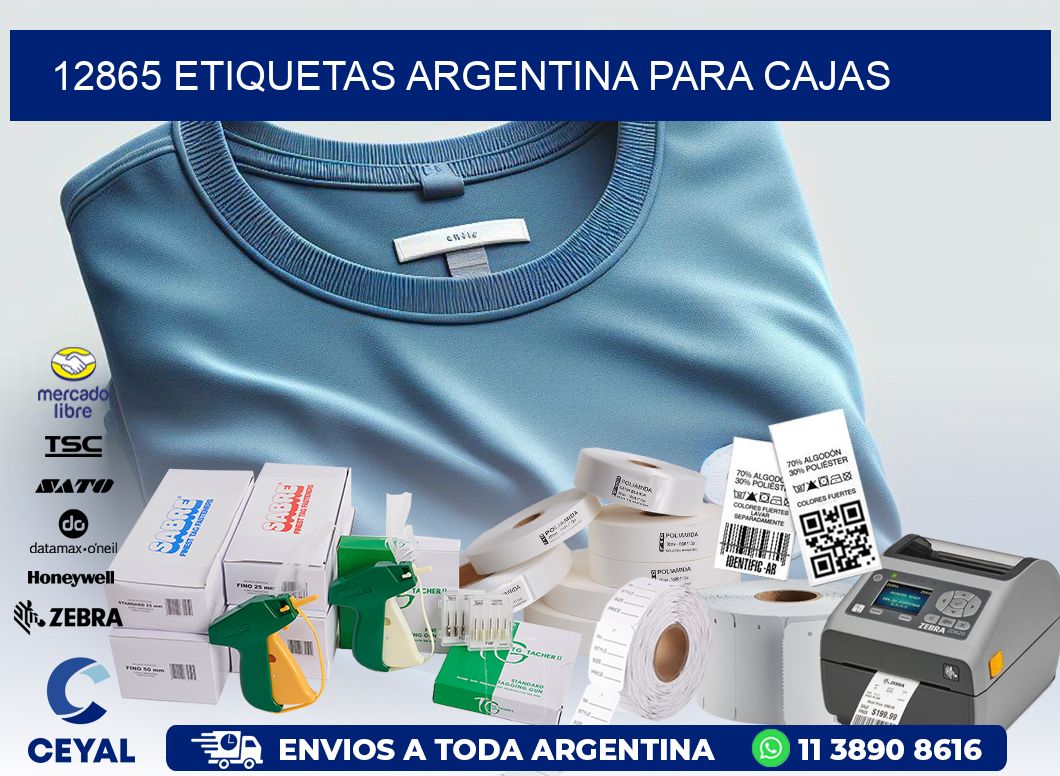 12865 ETIQUETAS ARGENTINA PARA CAJAS