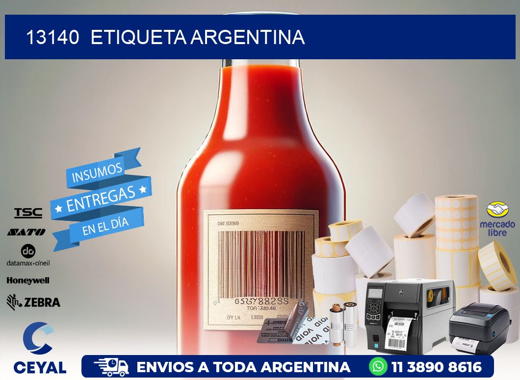 13140  ETIQUETA ARGENTINA