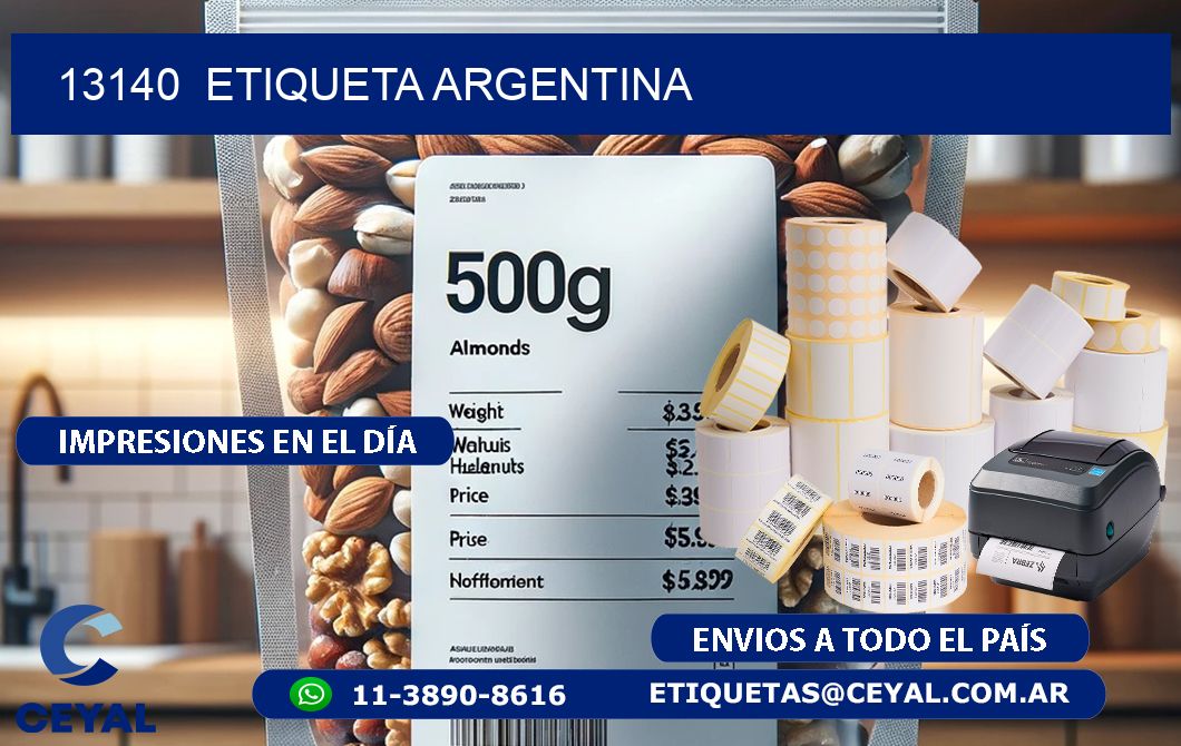 13140  ETIQUETA ARGENTINA