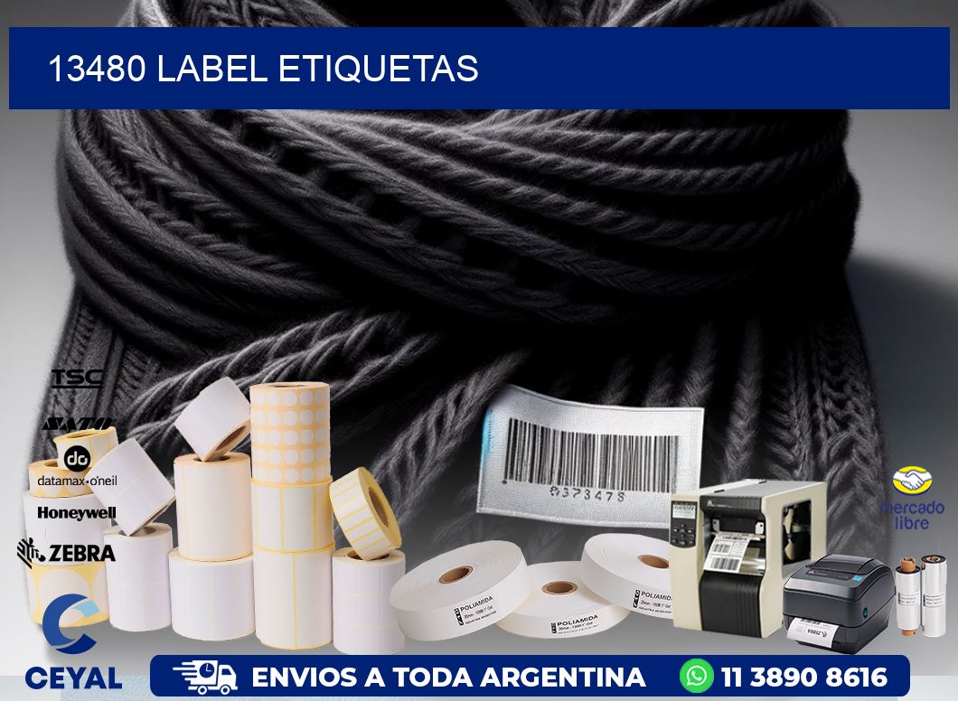 13480 LABEL ETIQUETAS