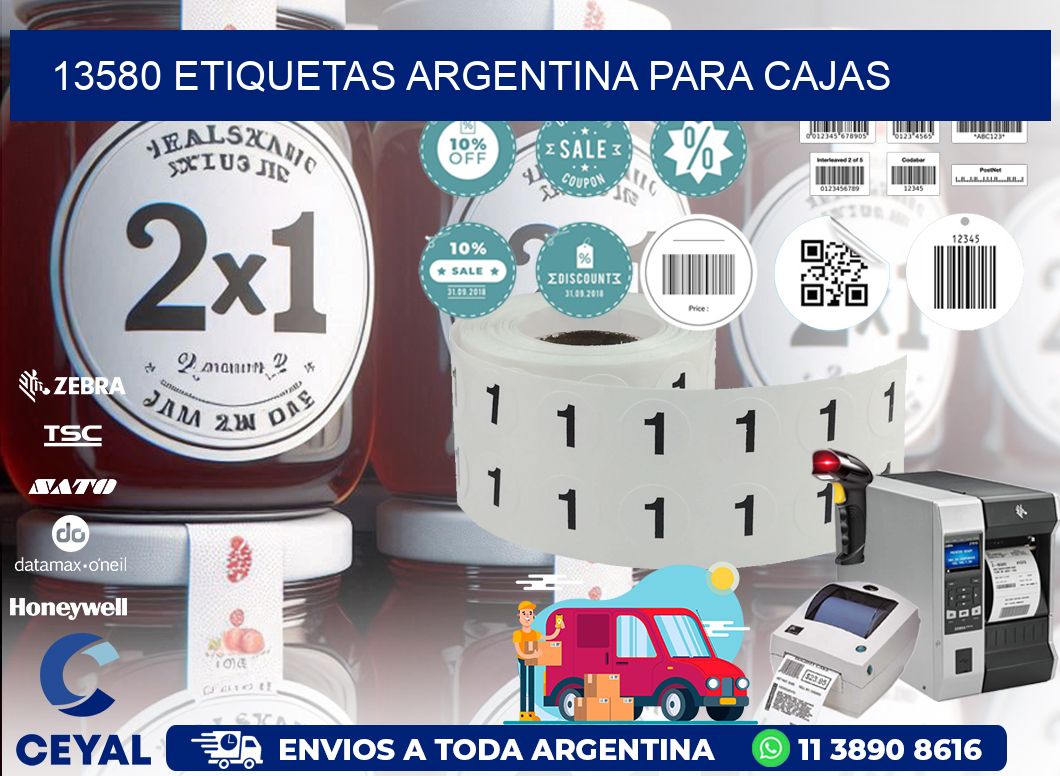 13580 ETIQUETAS ARGENTINA PARA CAJAS