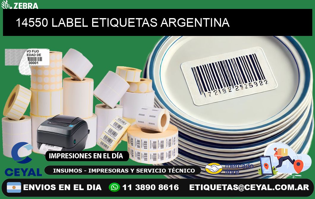 14550 LABEL ETIQUETAS ARGENTINA