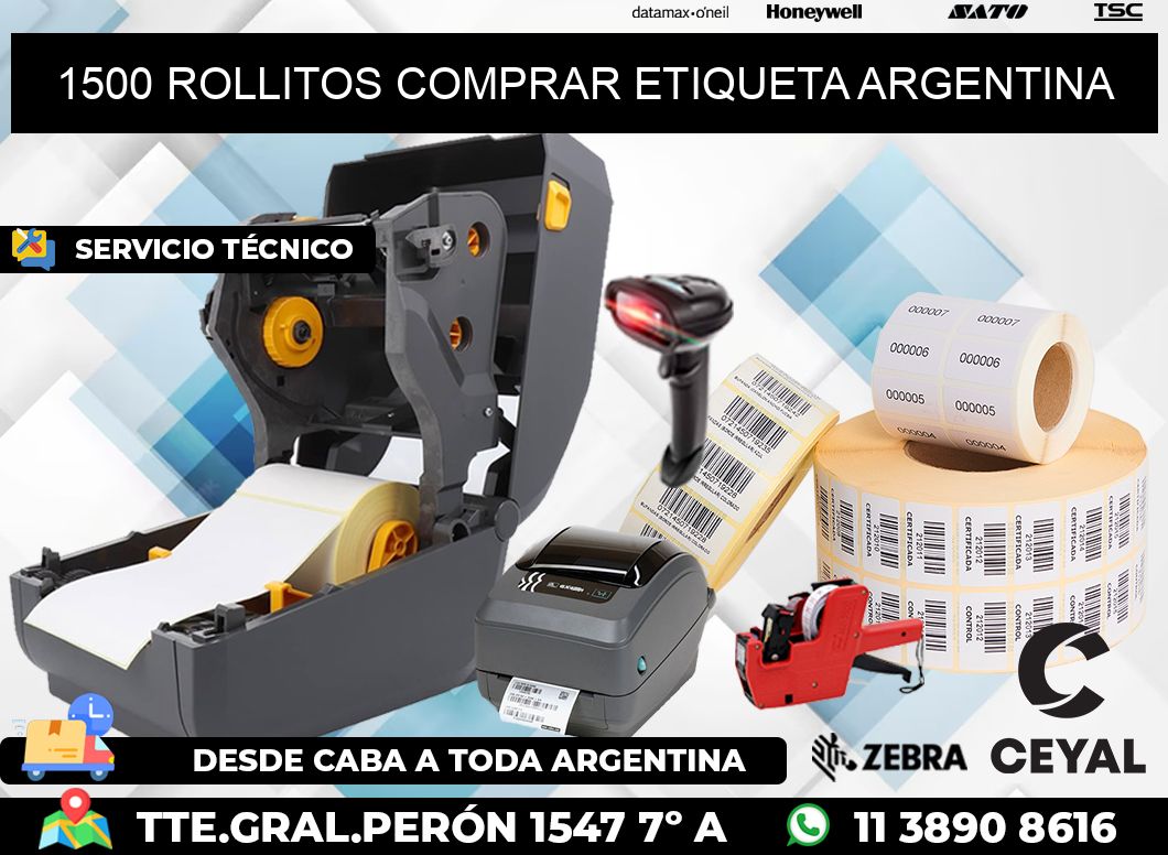 1500 ROLLITOS COMPRAR ETIQUETA ARGENTINA