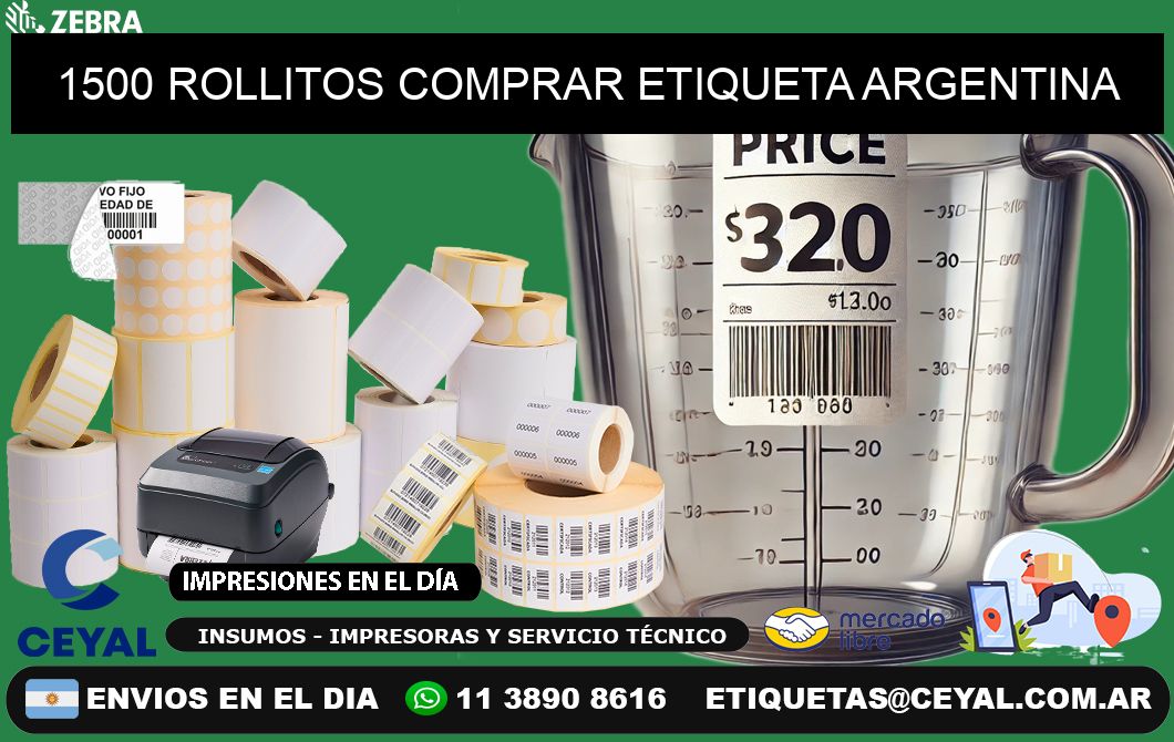 1500 ROLLITOS COMPRAR ETIQUETA ARGENTINA