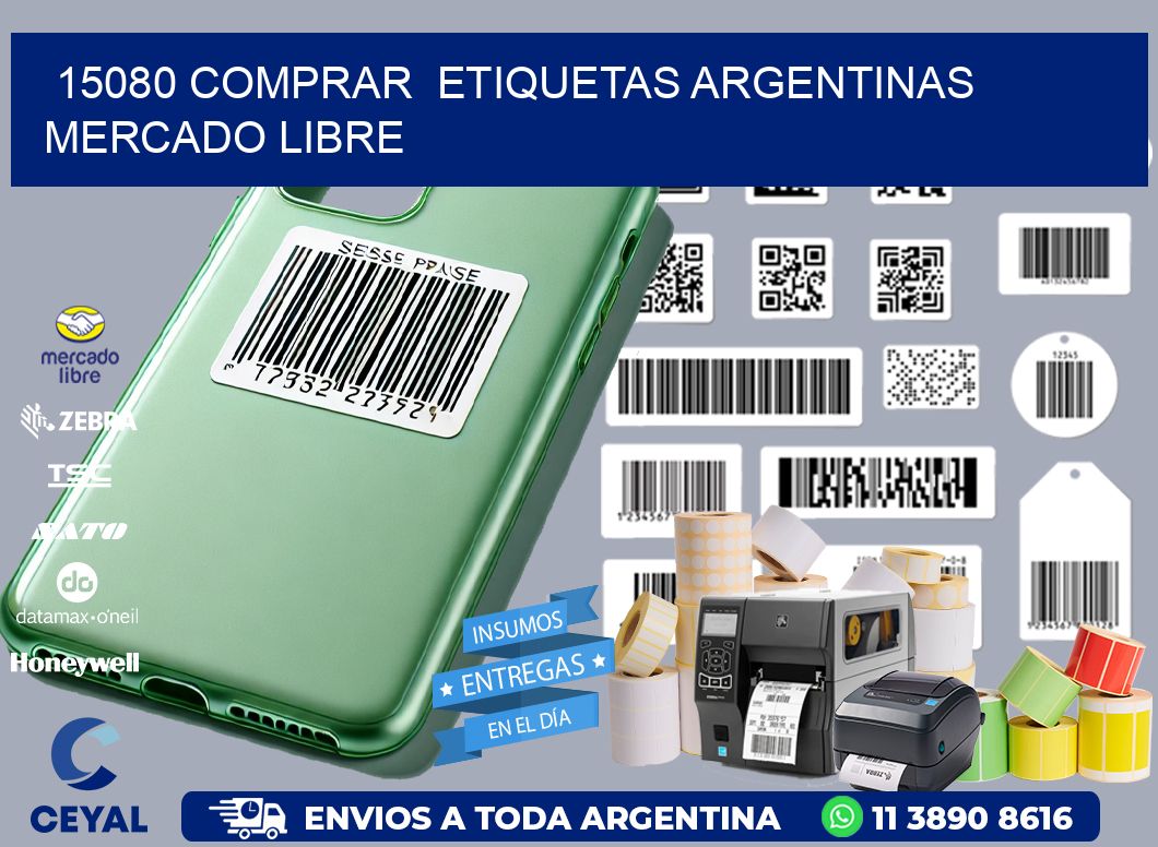 15080 COMPRAR  ETIQUETAS ARGENTINAS MERCADO LIBRE