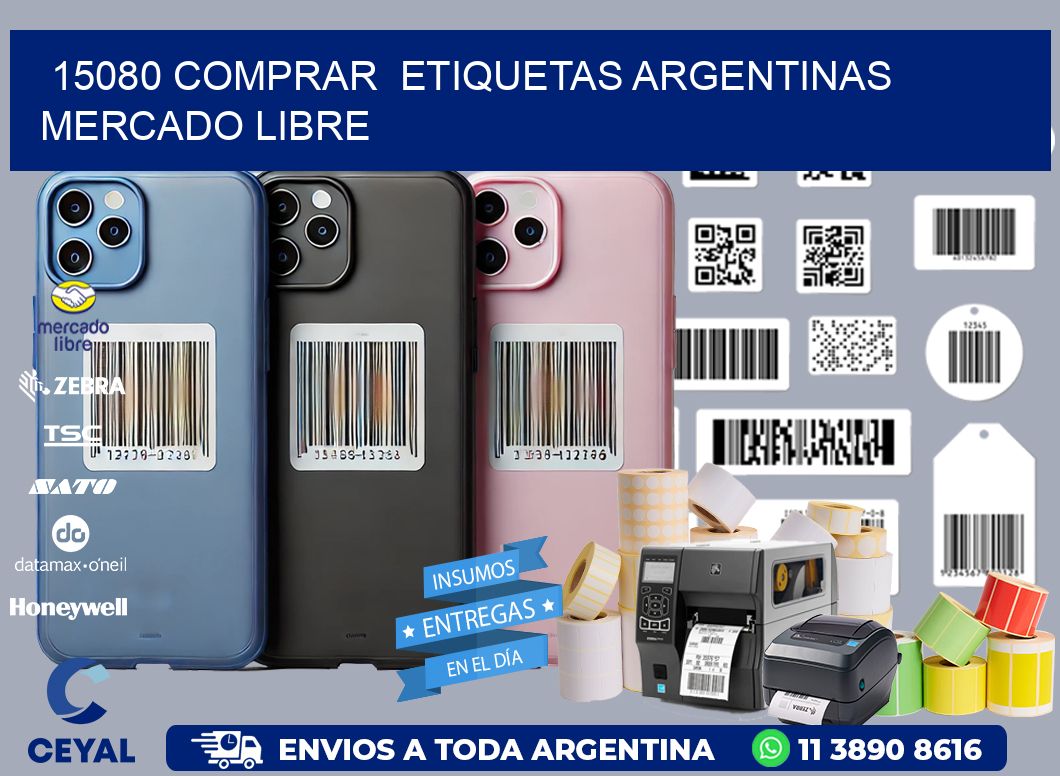 15080 COMPRAR  ETIQUETAS ARGENTINAS MERCADO LIBRE