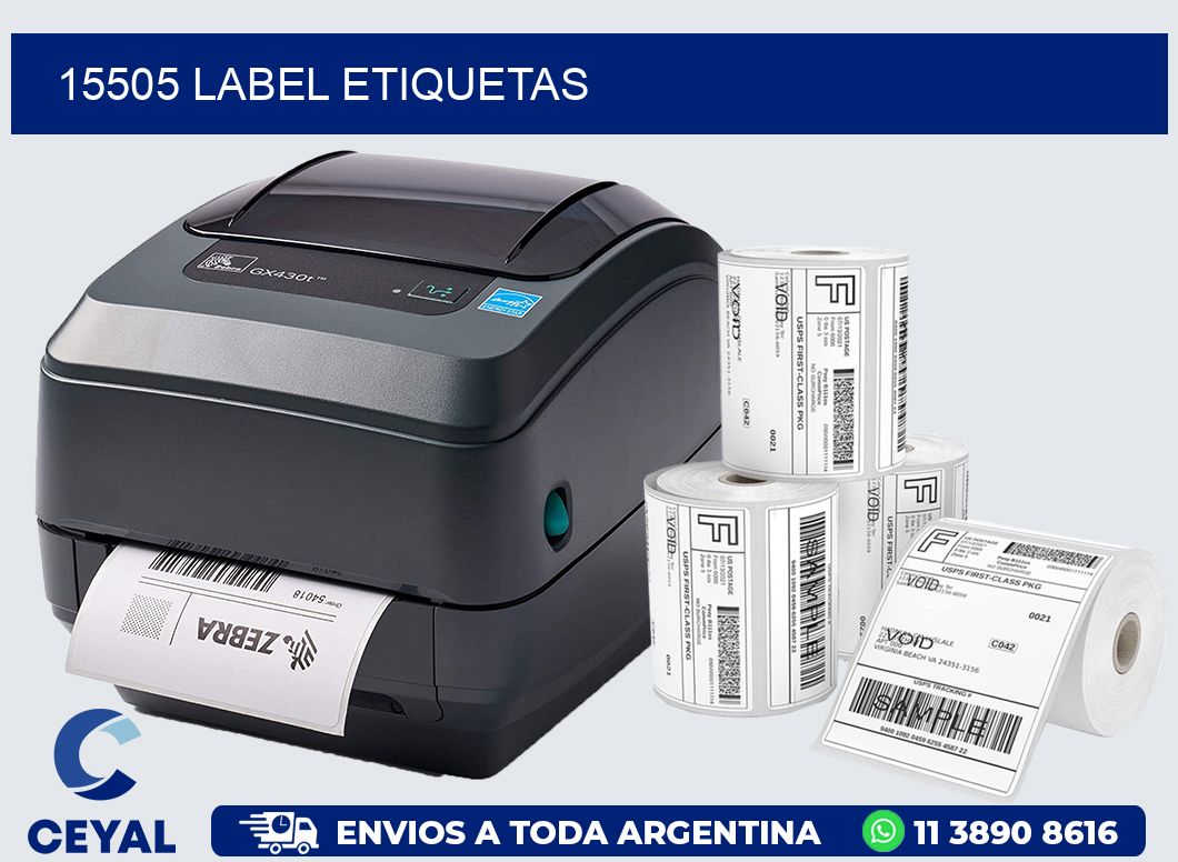 15505 LABEL ETIQUETAS