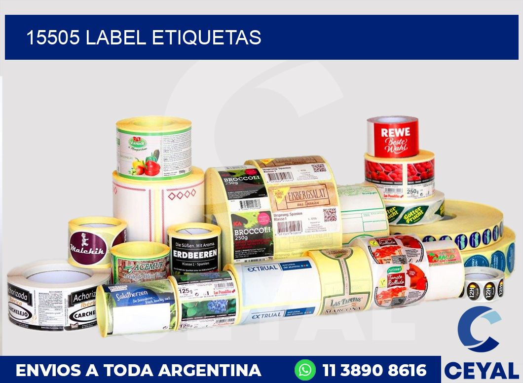 15505 LABEL ETIQUETAS